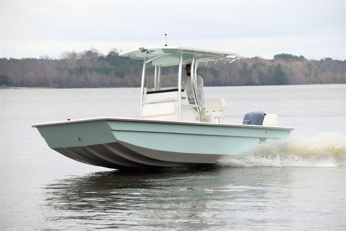 Kencraft 2060 Bay Rider Skiff on the Water
